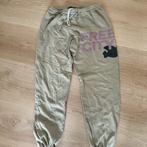 FreeCity Tan Sweatpants